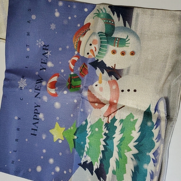 Christmas Throw Pillow Case Cover set of 4 - Picture 4 of 10